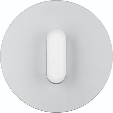 Hager Berker WTD9131AW draaigreep aan-/uit-schakelaar R.Classic aluminium wit