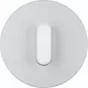 Hager Berker WTD9131AW draaigreep aan-/uit-schakelaar R.Classic aluminium wit