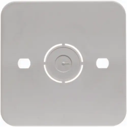 Hager Berker WVA1761WP1 zelfdovende bodemplaat voor opbouw enkelvoudig creme