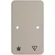 Hager Berker WVA1762WP1 zelfdovende bodemplaat voor opbouw wandcontactdoos 2-voudig creme