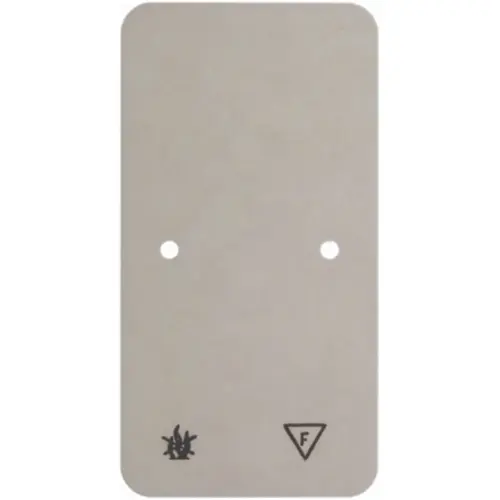 Hager Berker WVA1762WP2 zelfdovende bodemplaat voor opbouw 2-voudige combinaties creme