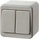 Hager Berker WVG3800PW opbouw wissel-wisselschakelaar 10A wit