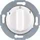 Hager Berker WTE6161WG jaloezie-draaischakelaar 1-polig met knop 1930/Glas/R.Classic wit