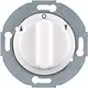 Hager Berker WTE7261WG jaloezie-draaischakelaar 2-polig met knop 1930/Glas/R.Classic wit