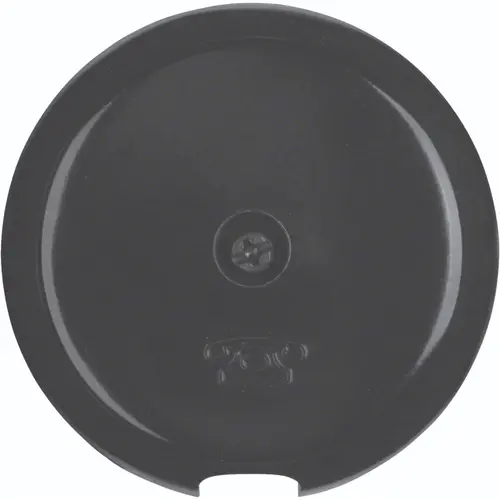 Hager Berker WTF4400BG centraalplaat kabeluitgang zonder draagring 1930 zwart kunststof