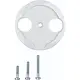 Hager Berker WTF4592PW centraalplaat antenne / COAX wandcontactdoos 1930 wit kunststof