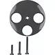 Hager Berker WTF4593BG centraalplaat antenne / sateliet COAX wandcontactdoos 1930 zwart kunststof