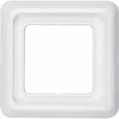Hager Berker WWD1100PW afdekraam 1-voudig WG-UP IP44 wit glans