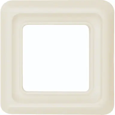 Hager Berker WWD1100WP afdekraam 1-voudig WG-UP IP44 creme glans