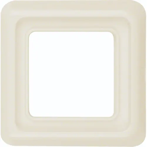 Hager Berker WWD1100WP afdekraam 1-voudig WG-UP IP44 creme glans