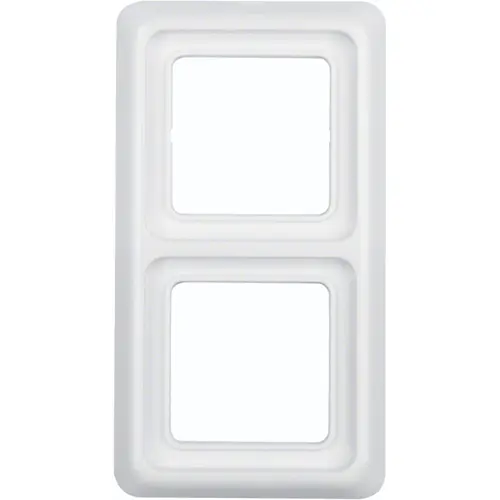 Hager Berker WWD1200PW afdekraam 2-voudig WG-UP IP44 wit glans