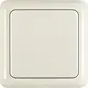 Hager Berker WWG1111WP wandcontactdoos randaarde klapdeksel inclusief afdekraam IP44 creme glans