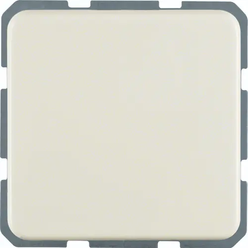 Hager Berker WWS1111WP wandcontactdoos randaarde klapdeksel IP44 creme glans