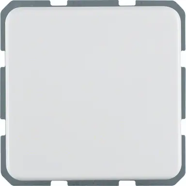 Hager Berker WWS1211PW wandcontactdoos randaarde kindveilig klapdeksel IP44 wit glans