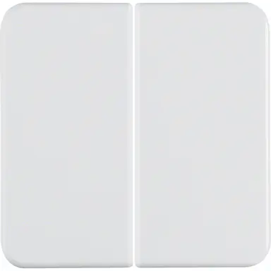 Hager Berker WWW2000PW schakelwip 2-voudig WG-UP IP44 wit glans