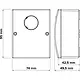 Klemko LIGHTGUARD Lumiko 840005 schemerschakelaar opbouw 230V 8,7A lux instelbaar ingebouwde lichtsensor IP55 grijs