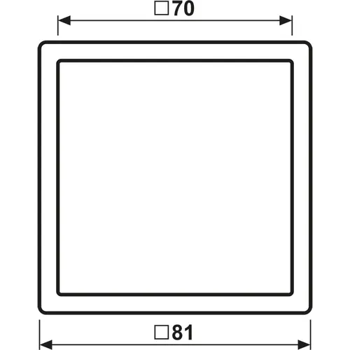 JUNG BRG 2981 afdekraam 1-voudig LS990 geborsteld brons