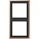 JUNG BRG 2982 afdekraam 2-voudig LS990 geborsteld brons