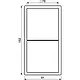 JUNG BRG 2982 afdekraam 2-voudig LS990 geborsteld brons