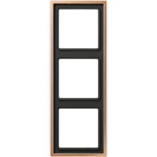 JUNG BRG 2983 afdekraam 3-voudig LS990 geborsteld brons