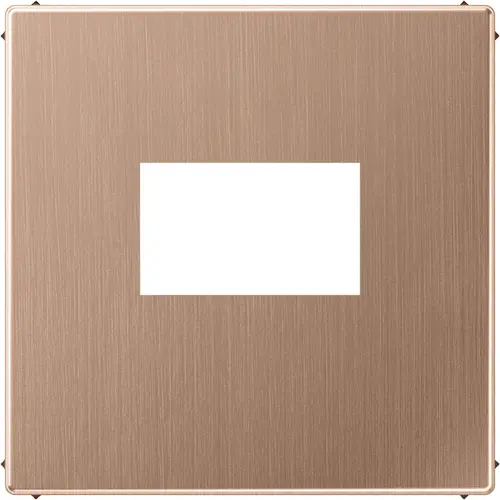 JUNG BRG 1969 USB centraalplaat USB-lader met klikbevestiging LS990 geborsteld brons