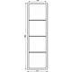 JUNG BRG 2984 afdekraam 4-voudig LS990 geborsteld brons