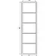 JUNG BRG 2985 afdekraam 5-voudig LS990 geborsteld brons
