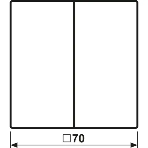 JUNG BRG 1702 dimmerknop 2-voudig serietastdimmer LS990 geborsteld brons