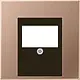 JUNG BRG 2969 T centraalplaat multimedia LS990 geborsteld brons