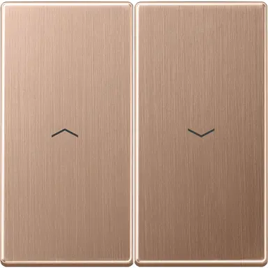 JUNG BRG 2995 P wip tbv jaloezieschakelaar LS990 geborsteld brons