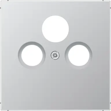 JUNG AL 2990 SAT centraalplaat coax/sat LS990 aluminium