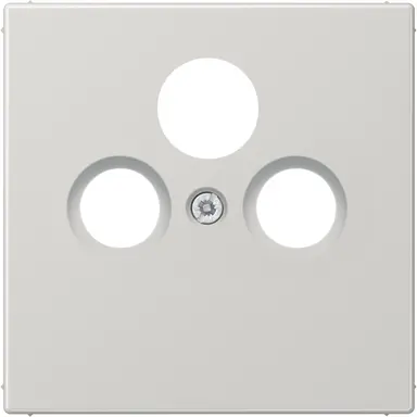 JUNG LS 990 SAT LG centraalplaat coax/sat LS990 lichtgrijs