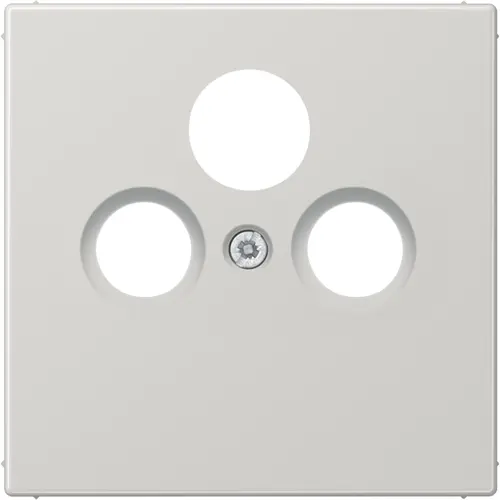 JUNG LS 990 SAT LG centraalplaat coax/sat LS990 lichtgrijs