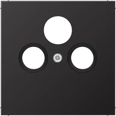 JUNG AL 2990 SAT D centraalplaat coax/sat LS990 dark gelakt aluminium