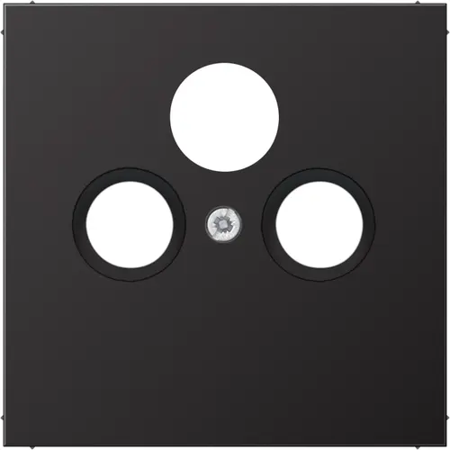 JUNG AL 2990 SAT D centraalplaat coax/sat LS990 dark gelakt aluminium