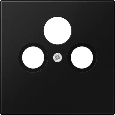 JUNG LS 990 SAT SWM centraalplaat coax/sat LS990 grafietzwart mat