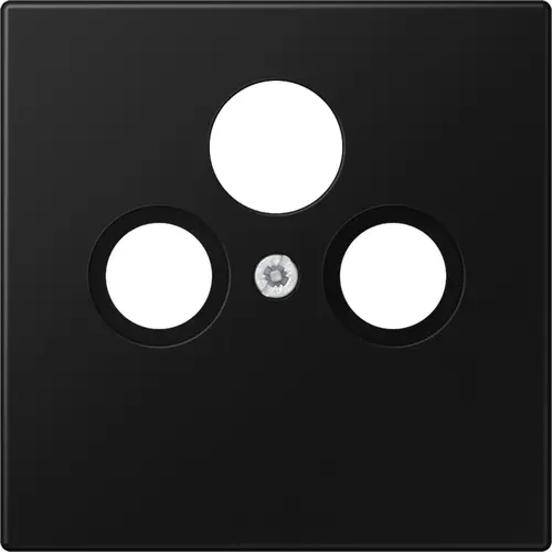 JUNG LS 990 SAT SWM centraalplaat coax/sat LS990 grafietzwart mat