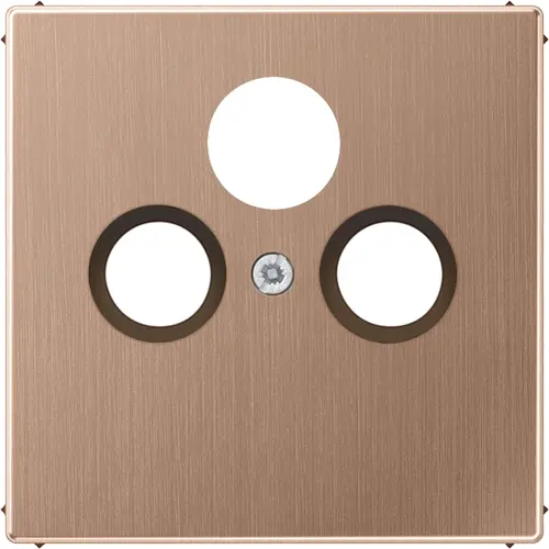 JUNG BRG 2990 SAT centraalplaat coax/sat LS990 geborsteld brons