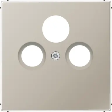 JUNG ES 2990 SAT centraalplaat coax/sat LS990 edelstaal