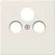 JUNG LS 990 SAT centraalplaat coax/sat LS990 creme