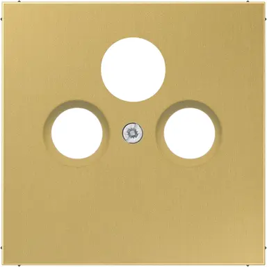 JUNG ME 2990 SAT C centraalplaat coax/sat LS990 messing klassiek