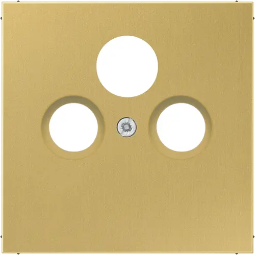 JUNG ME 2990 SAT C centraalplaat coax/sat LS990 messing klassiek