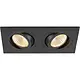 SLV 1008512 NEW TRIA 155 inbouwspot LED vierkant 13,6W 2700K zwart IP20