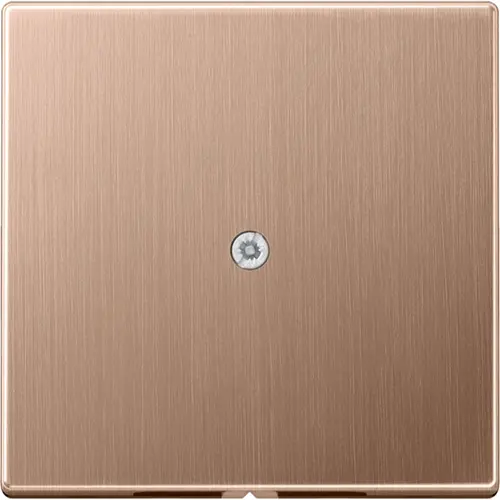 JUNG BRG 2990 A centraalplaat snoer invoer incl. draagframe LS990 geborsteld brons