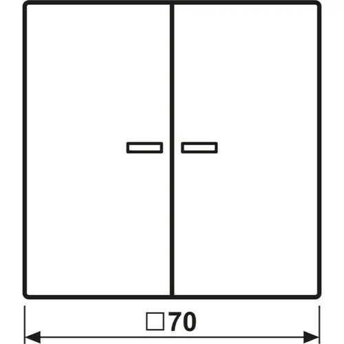 JUNG BT BRG 17102 HOME dimmerknop 2-voudig LS990 geborsteld brons