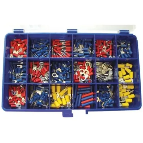 Klemko ATK-18-ST assortimentsdoos geïsoleerde kabelschoenen