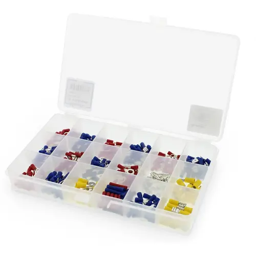 Klemko ATK-18-ST assortimentsdoos geïsoleerde kabelschoenen