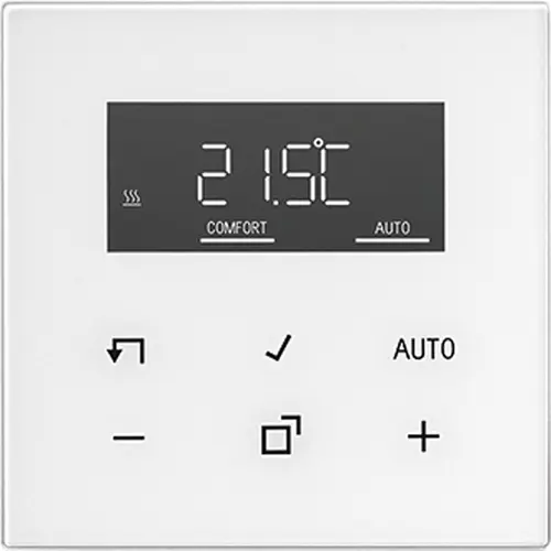 JUNG TR D LS 1790 WW kamerthermostaat met display incl. binnenwerk LS990 alpine wit