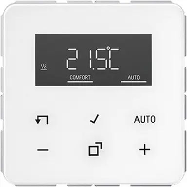 JUNG TR D CD 1790 WW kamerthermostaat met display incl. binnenwerk CD500 alpine wit