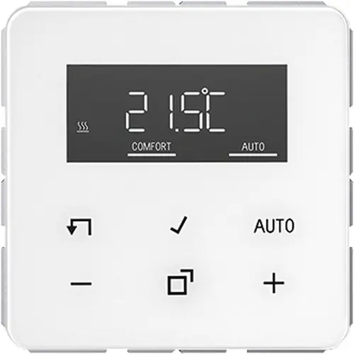 JUNG TR D CD 1790 WW kamerthermostaat met display incl. binnenwerk CD500 alpine wit